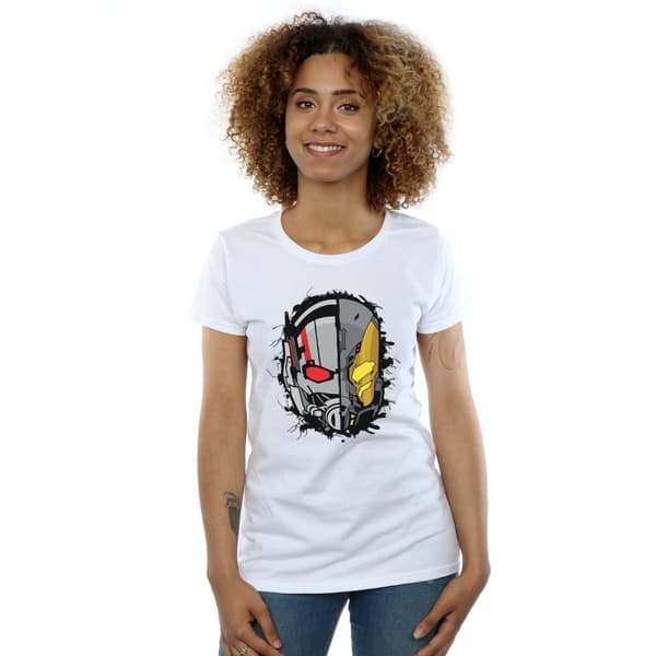 Marvel Womens/Ladies Ant-Man Split Helmet Cotton T-Shirt