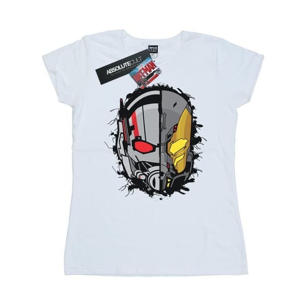 Marvel Womens/Ladies Ant-Man Split Helmet Cotton T-Shirt