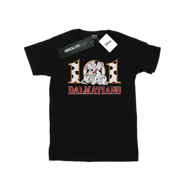 Disney Dam/Tjej 101 Dalmatians Puppy Hug Boyfriend T-shirt i bomull