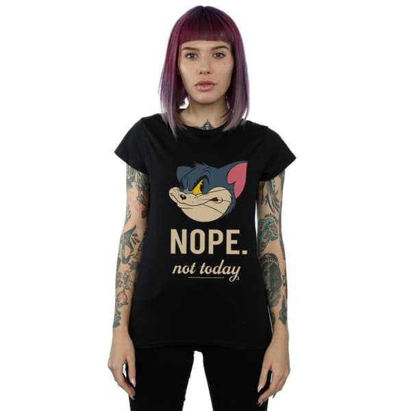Tom And Jerry Dam/Tjej - Nope Not Today - Bomulls-T-shirt
