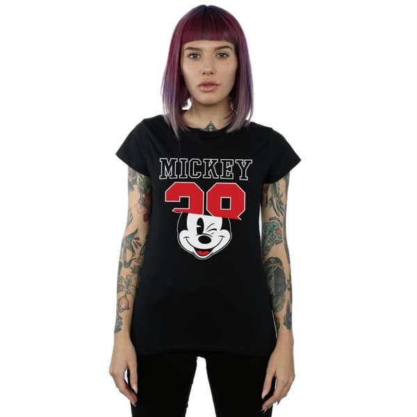 Disney Dam/Tjej Mickey Mouse Split 28 - T-shirt i bomull