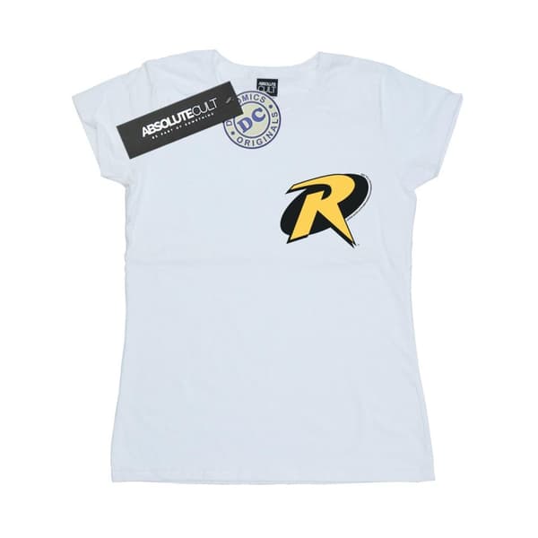 DC Comics Dam/Tjej - Batman Robin - Bomulls-T-shirt med logotyp