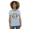 Miniatyrbilde 2 av 3: Marvel Womens/Ladies I Am Groot Wooden Head Cotton T-Shirt