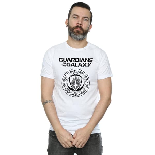 Marvel Guardians Of The Galaxy Vol. 2 Distressed Seal T-shirt för herrar