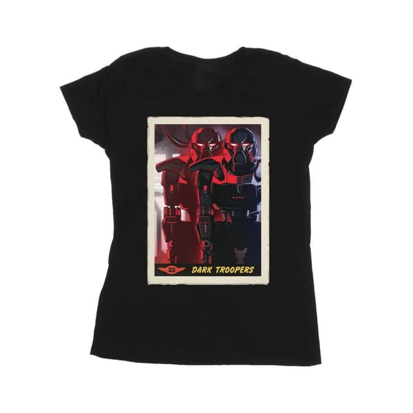 Star Wars Womens/Ladies The Mandalorian Dark Troopers Cotton T-Shirt
