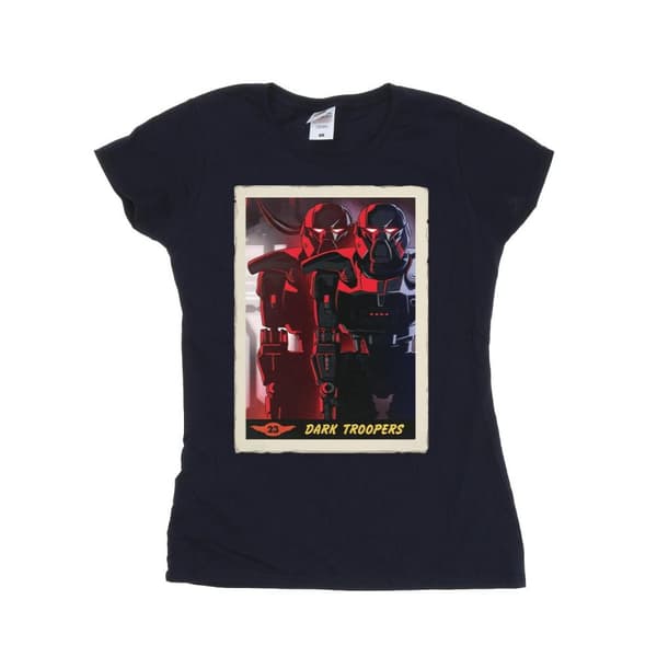 Star Wars Womens/Ladies The Mandalorian Dark Troopers Cotton T-Shirt