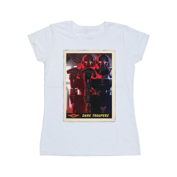 Star Wars Womens/Ladies The Mandalorian Dark Troopers Cotton T-Shirt