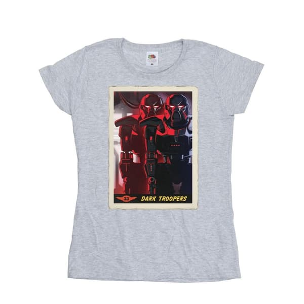 Star Wars Womens/Ladies The Mandalorian Dark Troopers Cotton T-Shirt