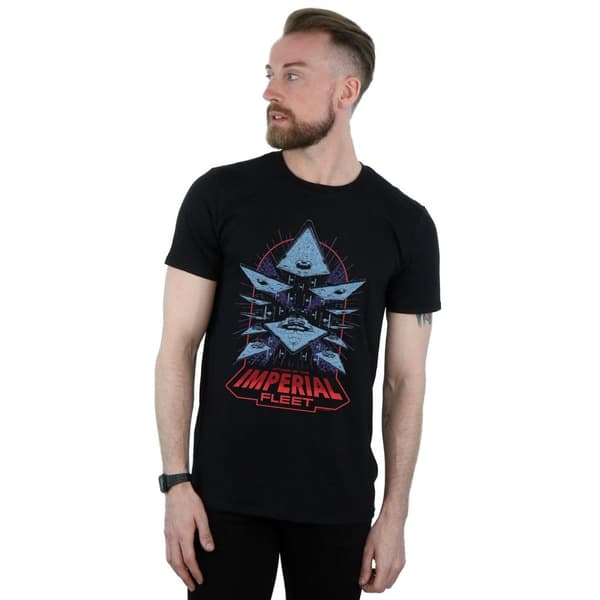 Star Wars Mens Attack Of The Imperial Fleet T-Shirt