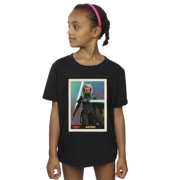Star Wars Girls The Mandalorian Ahsoka Cotton T-Shirt