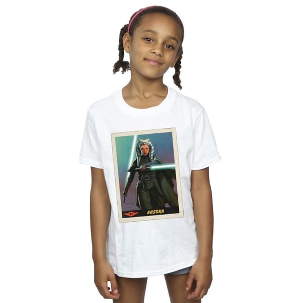 Star Wars Girls The Mandalorian Ahsoka Cotton T-Shirt