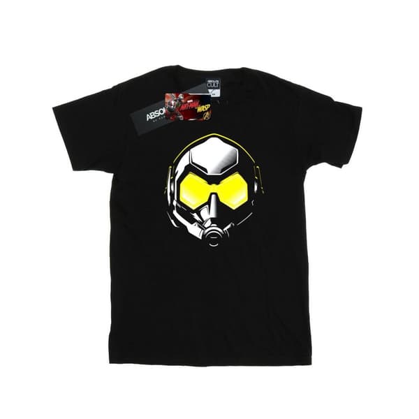 Marvel Womens/Ladies Ant-Man And The Wasp Hope Mask Cotton Boyfriend T-Shirt Black XXL