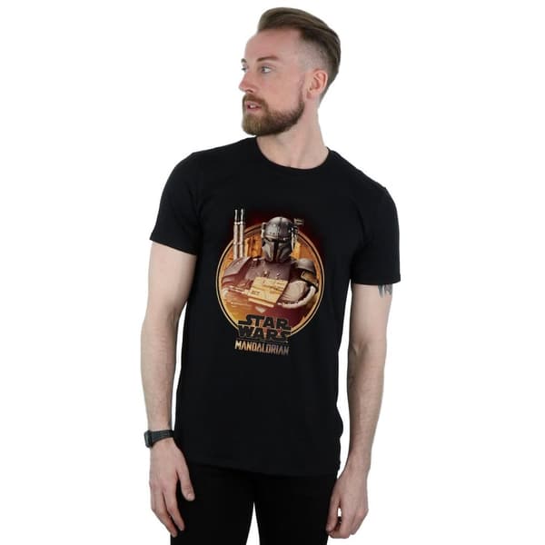Star Wars Mens The Mandalorian Paz Vizsla Framed T-Shirt