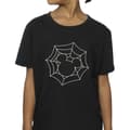 Miniatyrbild 3 av 4: Disney Musse Pigg T-shirt i bomull med spindelnät för flickor