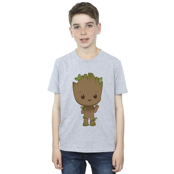Marvel Boys I Am Groot Chibi Wave Pose T-Shirt