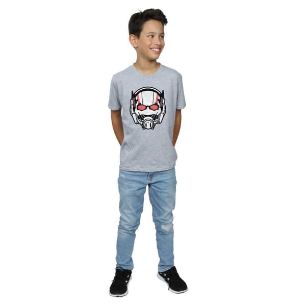 Marvel Boys Ant-Man Helmet Distressed T-Shirt