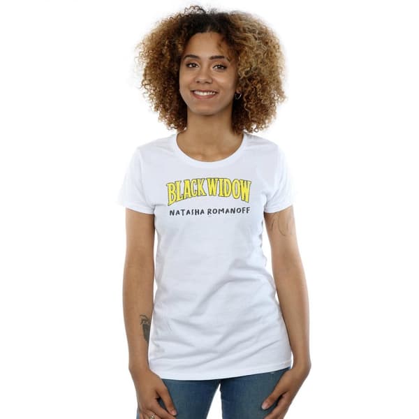 Marvel Womens/Ladies Black Widow AKA Natasha Romanoff Cotton T-Shirt