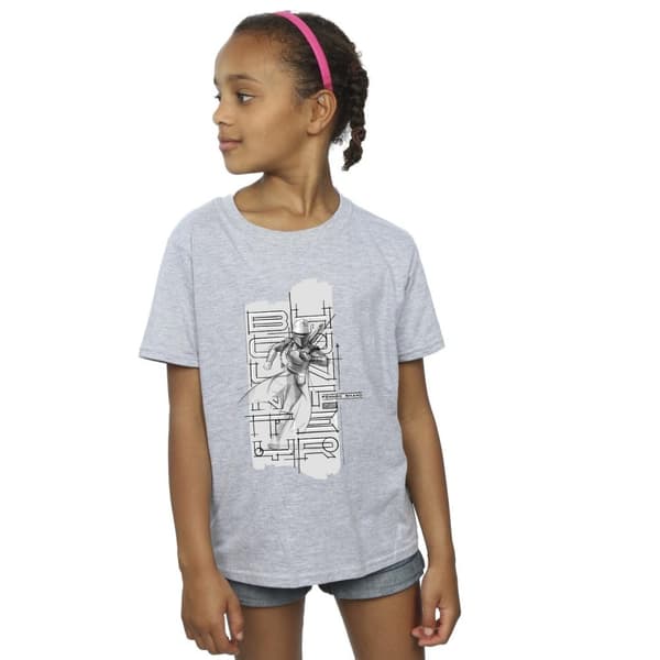 Star Wars Girls The Book Of Boba Fett Fennec Illustration Cotton T-Shirt
