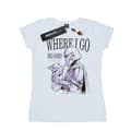 Miniatyrbild 1 av 3: Star Wars The Mandalorian Where I Go - bomulls-T-shirt för damer/kvinnor