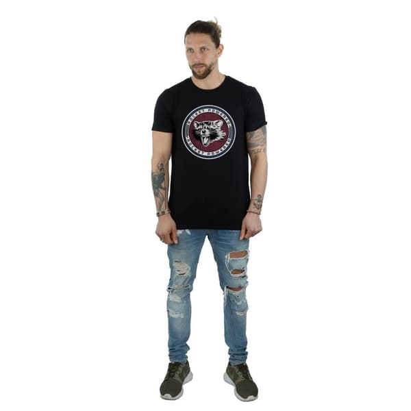 Marvel Mens Guardians Of The Galaxy Rocket Powered T-Shirt