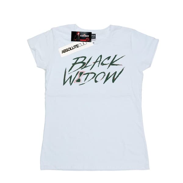Marvel Womens/Ladies Black Widow Movie Alt Logo Cotton T-Shirt
