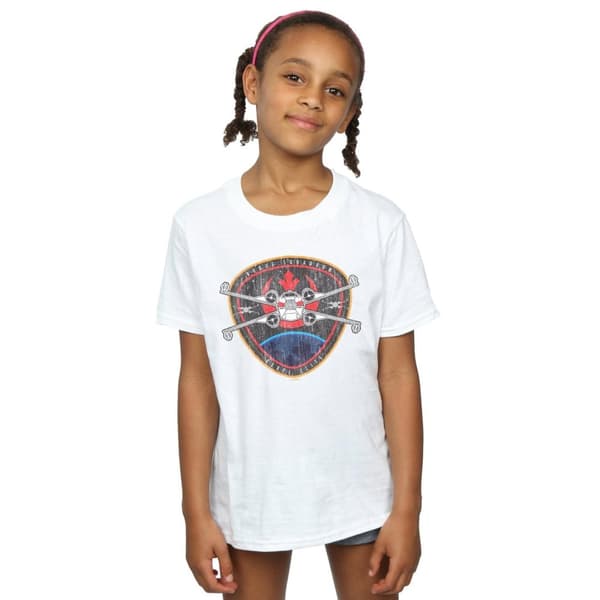 Star Wars Girls Rebel Elite Badge Cotton T-Shirt