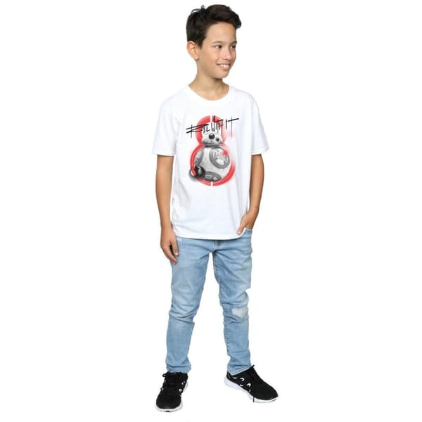 Star Wars Boys The Last Jedi BB-8 Roll With It T-Shirt