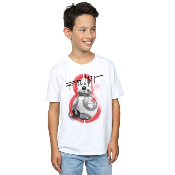 Star Wars Boys The Last Jedi BB-8 Roll With It T-Shirt