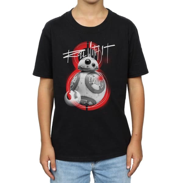 Star Wars Boys The Last Jedi BB-8 Roll With It T-Shirt