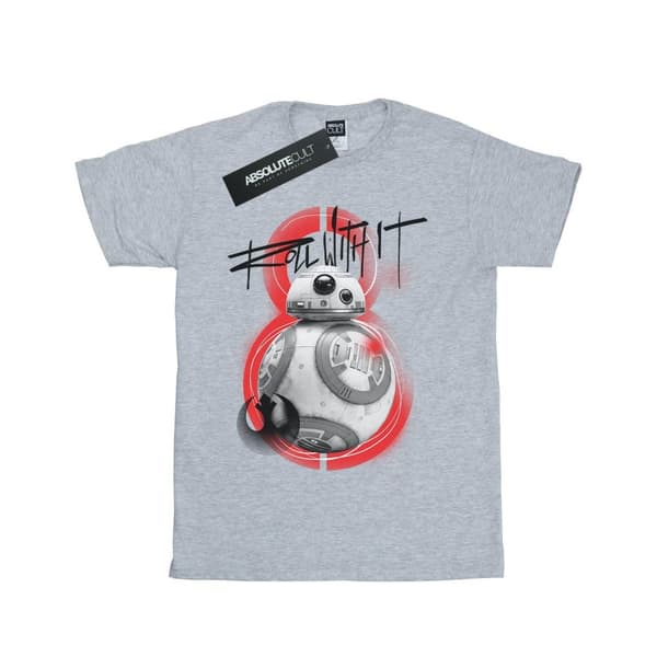 Star Wars Boys The Last Jedi BB-8 Roll With It T-Shirt