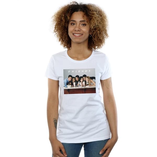 Friends Womens/Ladies Group Photo Milkshakes Cotton T-Shirt