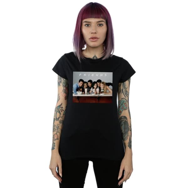 Friends Womens/Ladies Group Photo Milkshakes Cotton T-Shirt