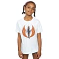 Miniatyrbild 2 av 3: Star Wars Clone Wars Ahsoka Rebel Pose T-shirt i bomull för flickor