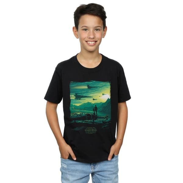 Star Wars: The Force Awakens Poe Art Poster - T-shirt för pojkar