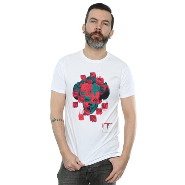 It Chapter 2 Mens Pennywise Face Collage T-Shirt