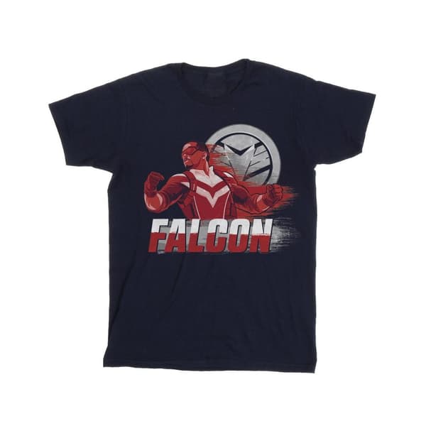 Marvel Mens The Falcon And The Winter Soldier Falcon Red Fury T-Shirt