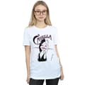 Miniatyrbilde 2 av 3: Disney Womens/Ladies Cruella De Vil Evil Smile Cotton Boyfriend T-Shirt