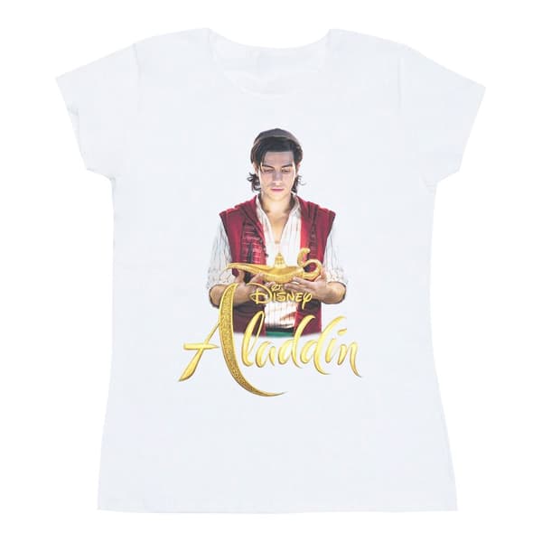 Disney Womens/Ladies Aladdin Movie Aladdin Photo Cotton T-Shirt