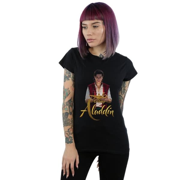 Disney Womens/Ladies Aladdin Movie Aladdin Photo Cotton T-Shirt