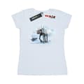 Miniatyrbild 1 av 3: Star Wars T-shirt i bomull med AT-AT-renar och julmotiv för kvinnor/damer