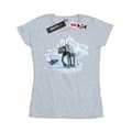 Miniatyrbild 1 av 3: Star Wars T-shirt i bomull med AT-AT-renar och julmotiv för kvinnor/damer