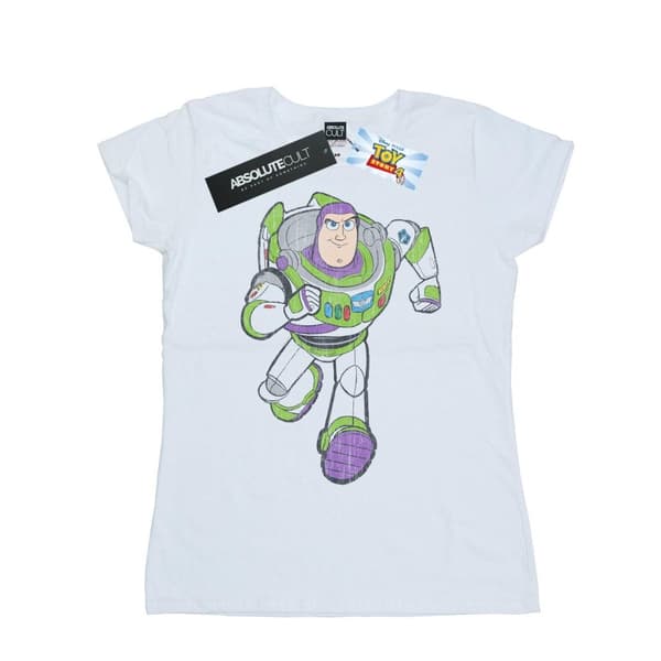 Disney Dam/Tjej Toy Story 4 Classic Buzz Lightyear - T-shirt i bomull