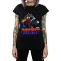 Miniatyrbild 3 av 5: Marvel Dam/Tjej Avengers Infinity War Rocket Character - T-shirt i bomull