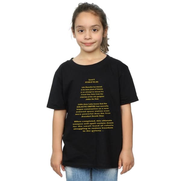 Star Wars Jediriddarnas återkomst - T-shirt i bomull för flickor