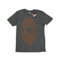 Pikkukuva 1 / 5: Star Wars Mens Chewbacca Text Head T-Shirt