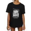 Miniatyrbild 3 av 5: Star Wars Han Solo T-shirt i bomull med text för flickor