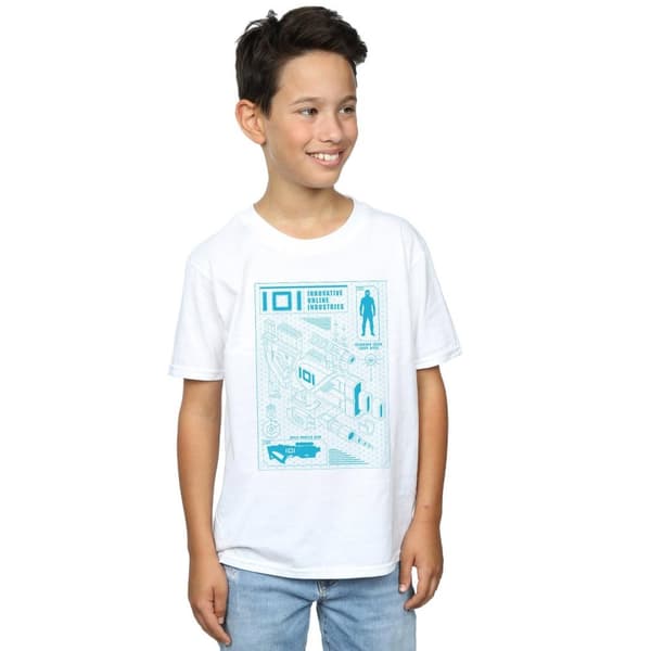 Ready Player One T-shirt för pojkar - IOI Laser Rifle Blueprint