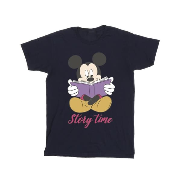 Disney Girls Mickey Mouse Story Time Cotton T-Shirt