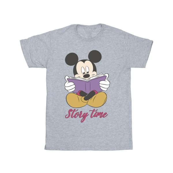 Disney Girls Mickey Mouse Story Time Cotton T-Shirt