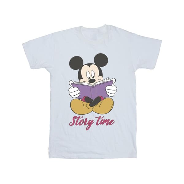Disney Girls Mickey Mouse Story Time Cotton T-Shirt